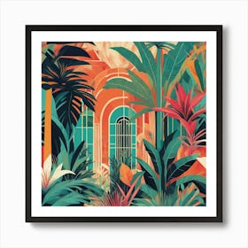 Tropical Jungle 1 Art Print