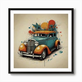 Vintage Car Art Print