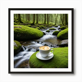 Coffee In The Forest 11 Art Print