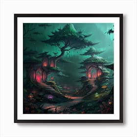 Fantasy Painting, Fantasy Painting, Fantasy Painting Art Print