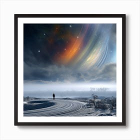 Galaxy In The Sky Art Print