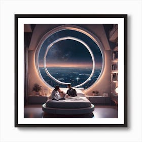 Futuristic Bedroom 9 Art Print