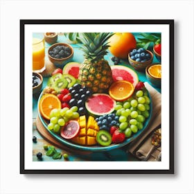 A colourful fruits 1 Art Print