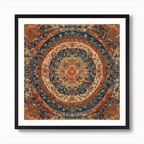 Asian Rug Art Print