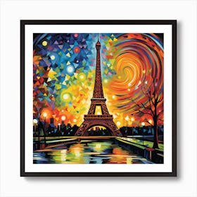 Eiffel Tower Art Print