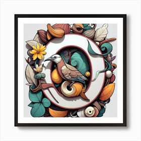 Letter O Art Print