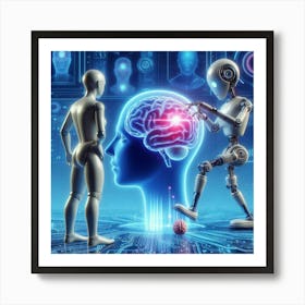 Reality of AI Art Print