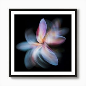 Flower In Motion 1 Art Print