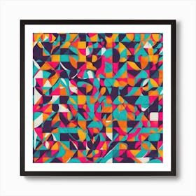 Abstract Geometric Pattern 19 Art Print