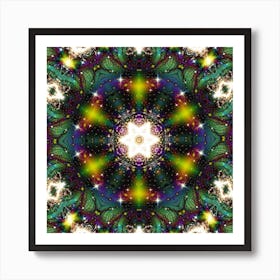 Psychedelic Mandala 72 Art Print