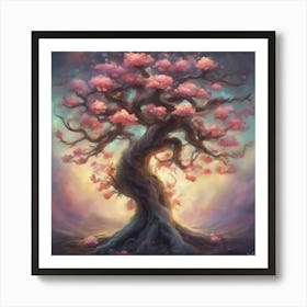 Cherry Blossom Tree Art Print