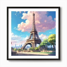 Eiffel Tower Art Print