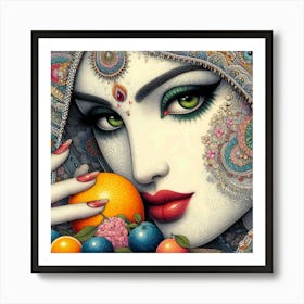 Exotic Beauty Artwork 175 Art Print