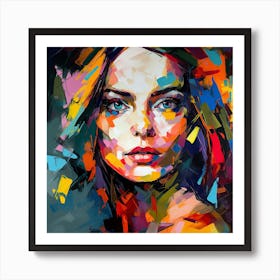 Portrait Of A Woman 19 Art Print