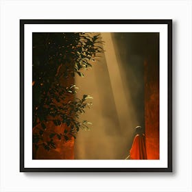 Buddhist Monk Art Print