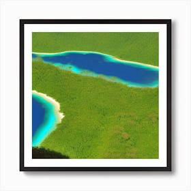 Blue Lagoon Art Print