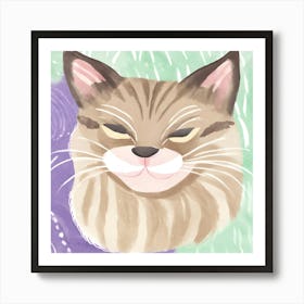 Cat Portrait 2 Art Print