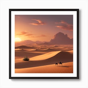 Sahara Desert Art Print