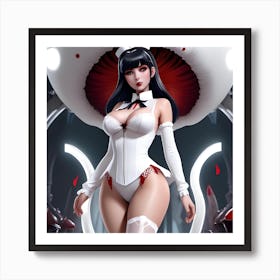 Sexy Nurse 2 Art Print