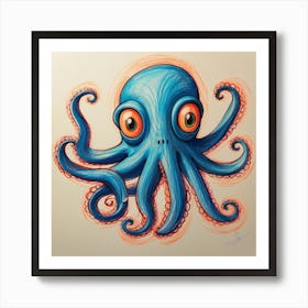 Octopus 96 Art Print