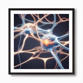 Neuron Stock Videos & Royalty-Free Footage 8 Art Print