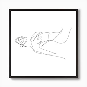 E72 Nude Square Poster