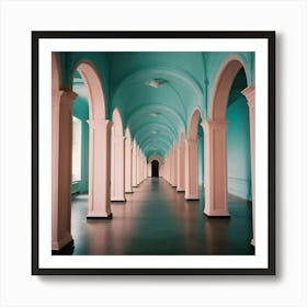 Hallway Stock Videos & Royalty-Free Footage 20 Art Print