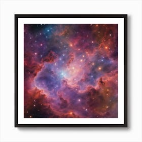 32068 Radiant Nebula, Star Clusters And Gas Clouds Shini Xl 1024 V1 0 Art Print