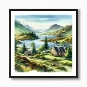 Scottish Countryside 1 Art Print