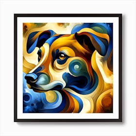 Dog Breed 01 Art Print