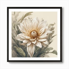 Dahlia Art Print