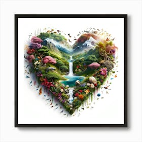 Heart Of Nature 2 Art Print