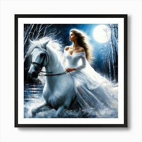 Creative Horse Beauty Illustration Nr 78 Art Print