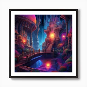 Fantasy City Art Print