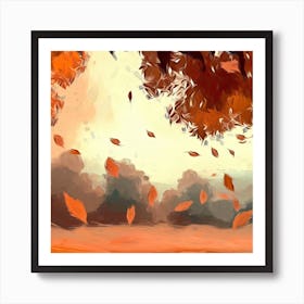 Autumn Leaves Art Print