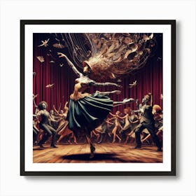 Dancers 1 Art Print