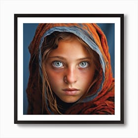 Potrait Young Girl Art Print