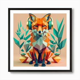 Fox art 2 Art Print