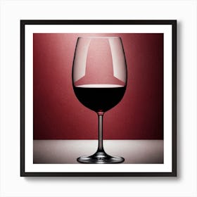 Glass Of Red Wine Art Print