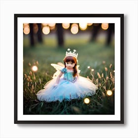 Fairy In The Grass Art Print