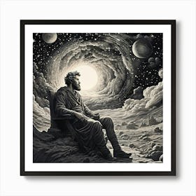 Infinite thought Art Print