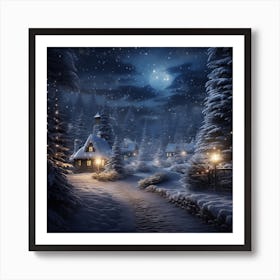 Winter Art Print