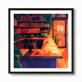 Coffee Shop Art Print