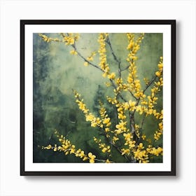 Forsythia 1 Art Print