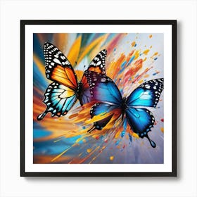 Butterfly Painting 63 Art Print