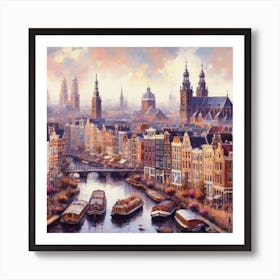 Amsterdam Canals 3 Art Print