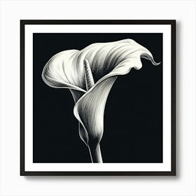 Calla flower 3 Art Print