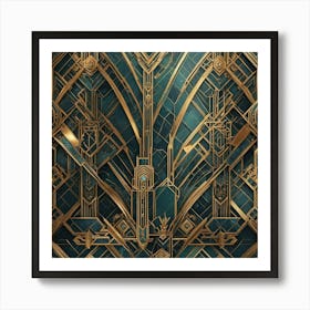 Deco Wallpaper 11 Art Print