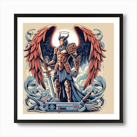 Angel Of The Netherworld 1 Art Print