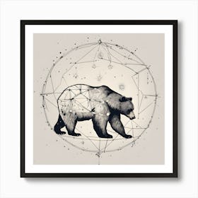 Bear Constellation Art Print